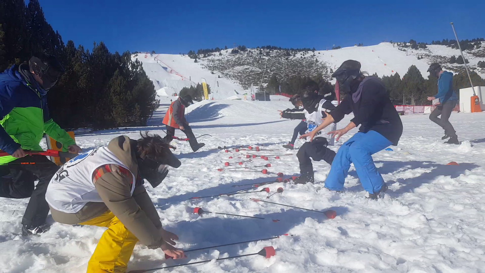 A la coupe du monde de ski Freesyle